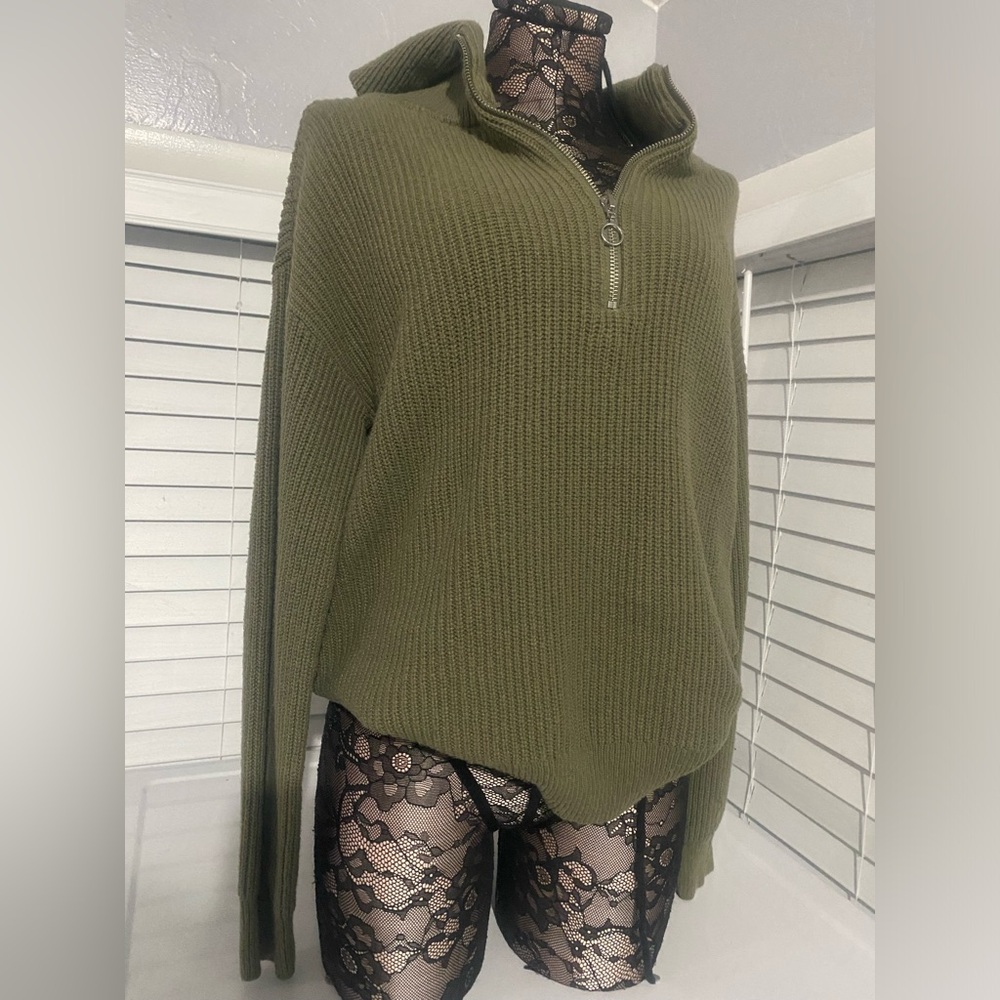 Talbots half-zip sweater size (L)